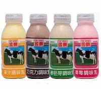国农PP瓶200ML牛乳 4种口味(巧克力.果汁.草莓.麦芽.)可任意搭配3箱